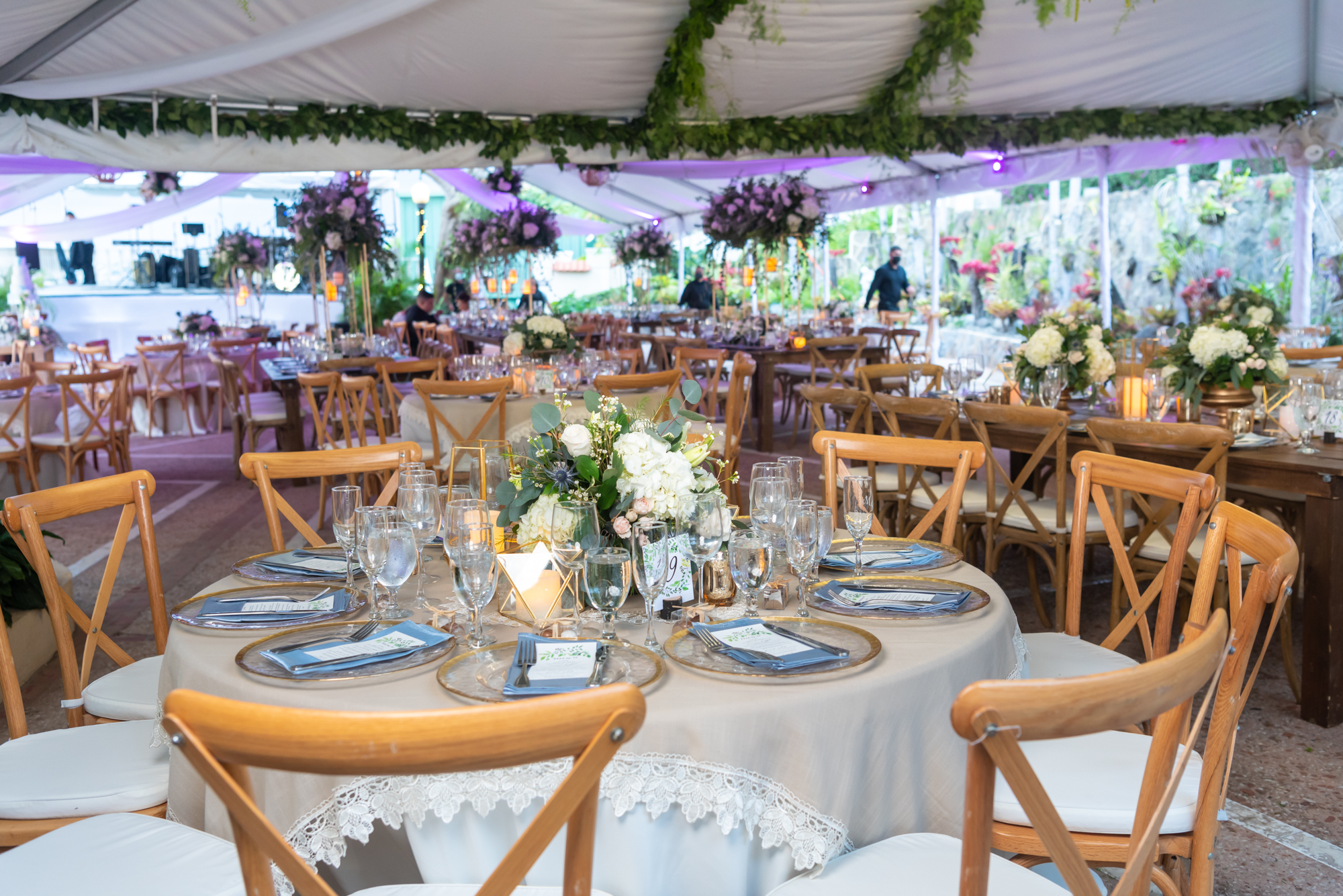 Beautiful decoration of wedding tables