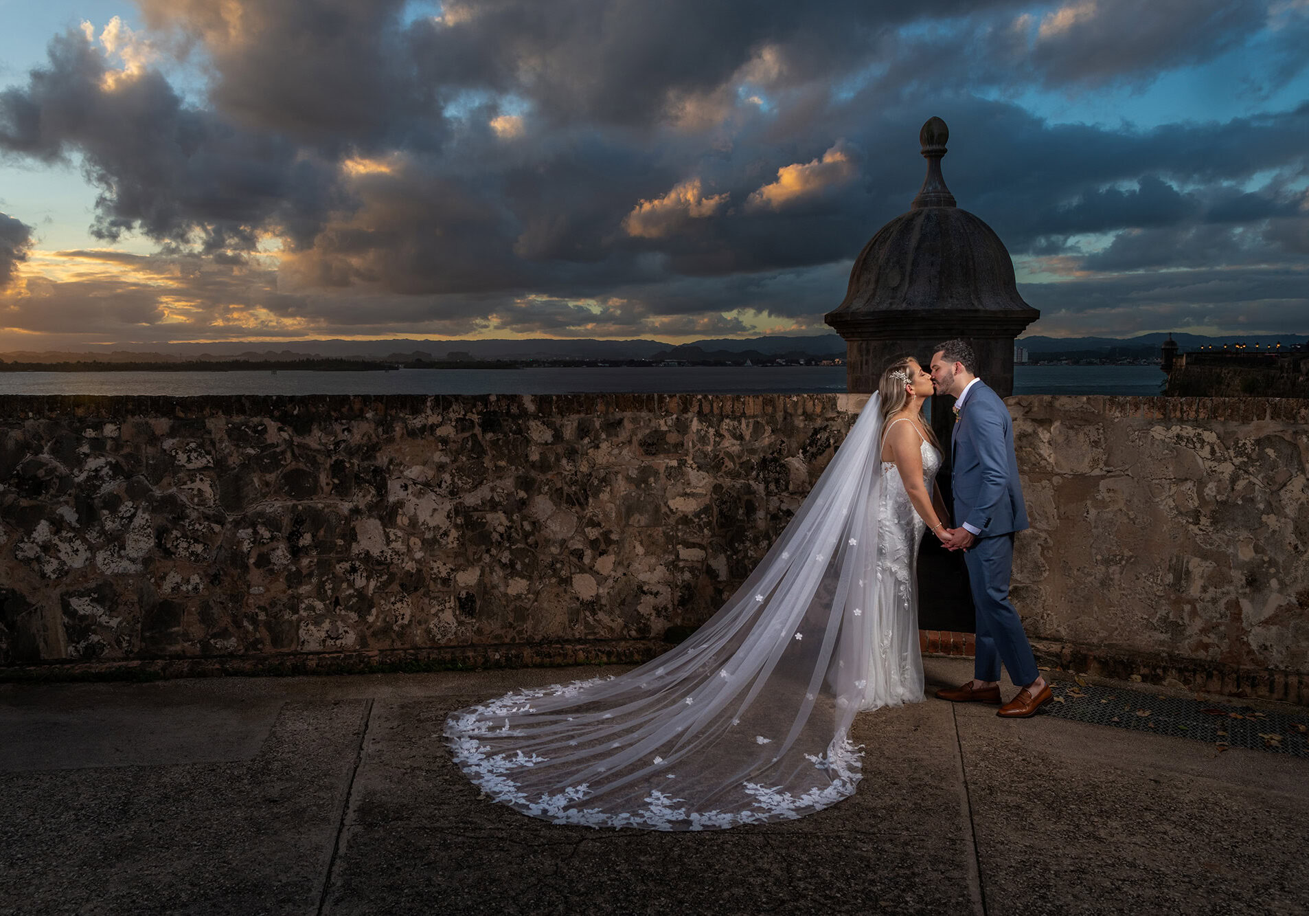 Puerto Rico destination wedding photography at Old San Juan